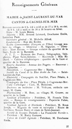 PAGE 37 DU GUIDE DE 1931