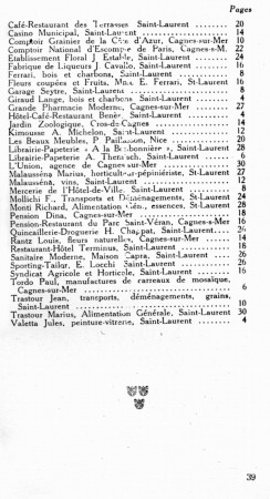 PAGE 39 DU GUIDE DE 1931