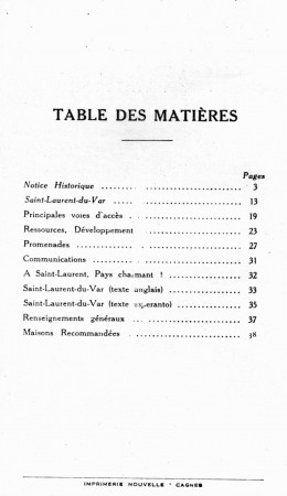PAGE 40 DU GUIDE DE 1931
